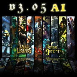 英雄爭(zhēng)霸DotAvsLOL 3.05 AI正式版